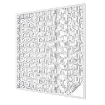 Solide hexagonale Folie autocolantă geam