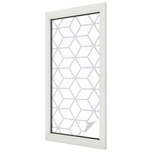 Romburi violet Folie geam intimitate model vitraliu