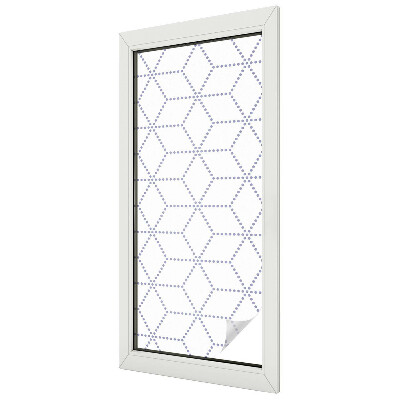 Romburi violet Folie geam intimitate model vitraliu