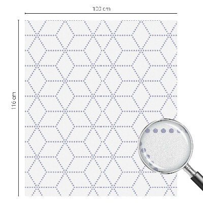 Romburi violet Folie geam intimitate model vitraliu