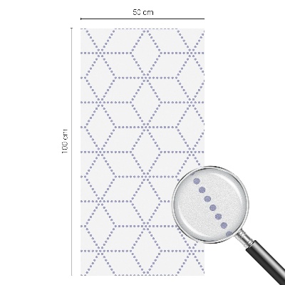 Romburi violet Folie geam intimitate model vitraliu