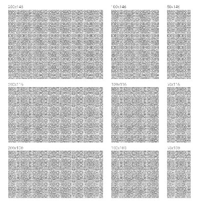 Eleganță geometrică Folie autocolantă geam