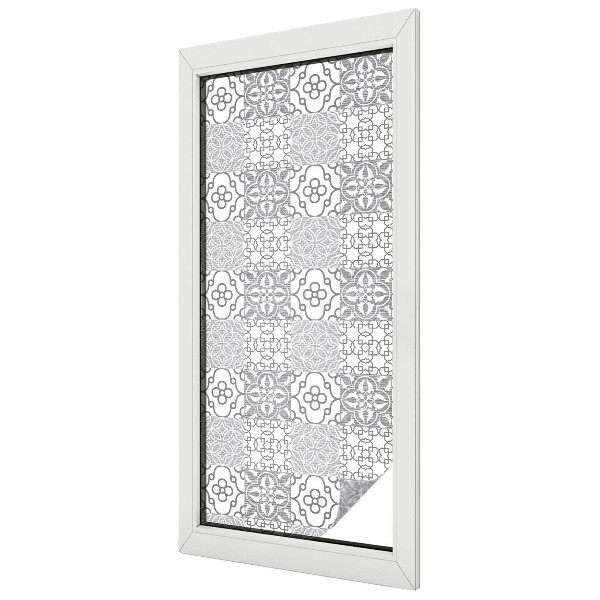 Modele clasice Folie opacă geam cu model vitraliu