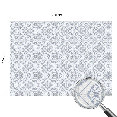 Rozete delicate Folie geam intimitate model vitraliu