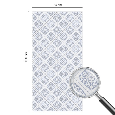 Rozete delicate Folie geam intimitate model vitraliu