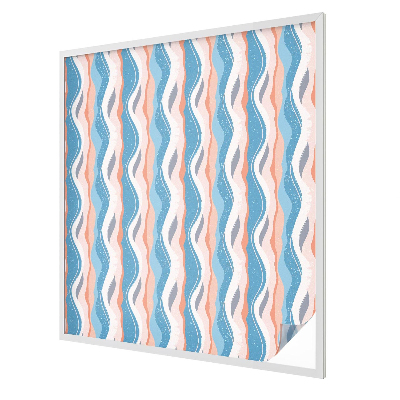 Ritm ondulat Folie opacă geam cu model vitraliu