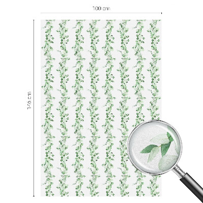 Ghirlande verzi Folie decorativă geam vitraliu