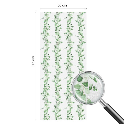 Ghirlande verzi Folie decorativă geam vitraliu