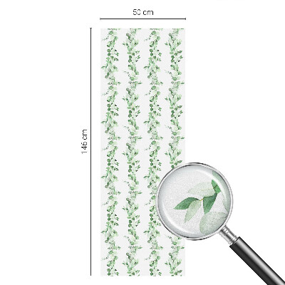 Ghirlande verzi Folie decorativă geam vitraliu