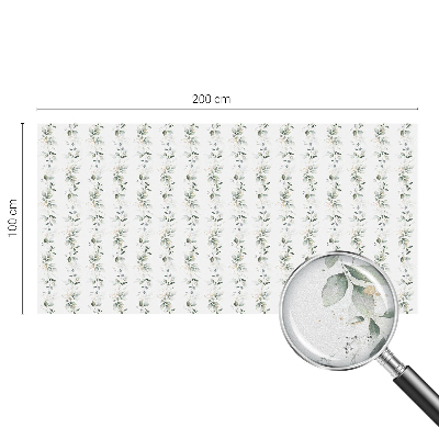 Farmecul plantelor Folie geam intimitate model vitraliu