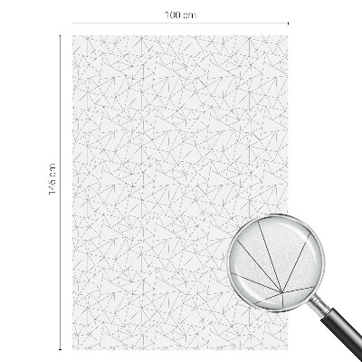 Modele geometrice Folie opacă geam cu model vitraliu