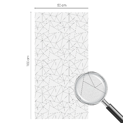 Modele geometrice Folie opacă geam cu model vitraliu