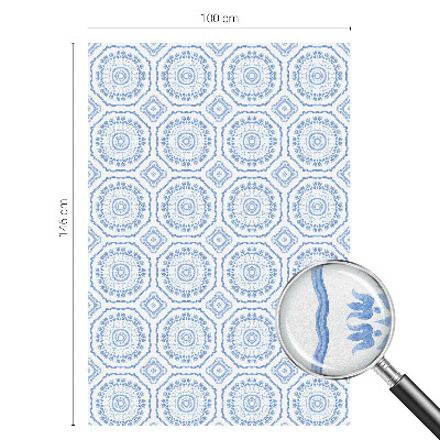 Ornamente florale Folie geam intimitate model vitraliu