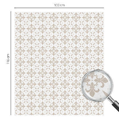 Modele elegante Folie opacă geam cu model vitraliu