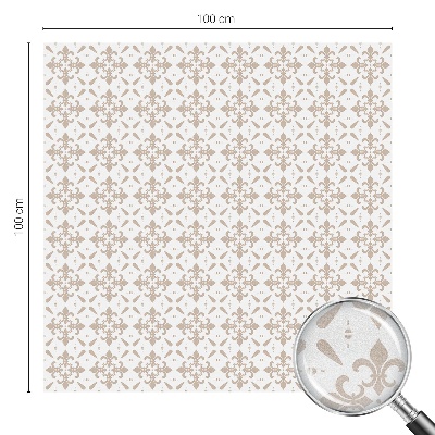 Modele elegante Folie opacă geam cu model vitraliu