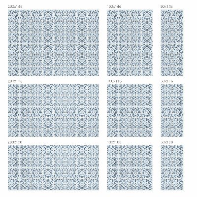 Ornamente florale Folie decorativă geam vitraliu