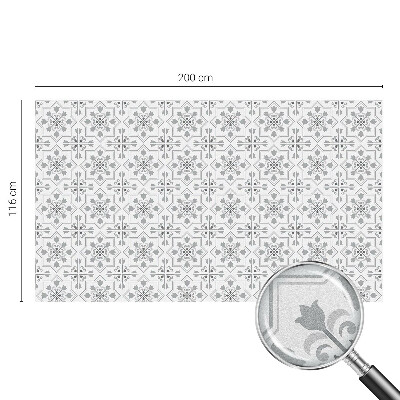 Ornamente simetrice Folie opacă geam cu model vitraliu