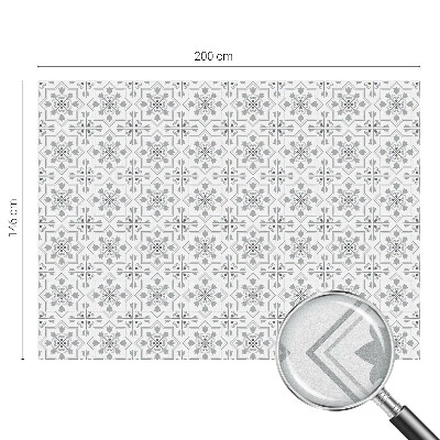 Ornamente simetrice Folie opacă geam cu model vitraliu