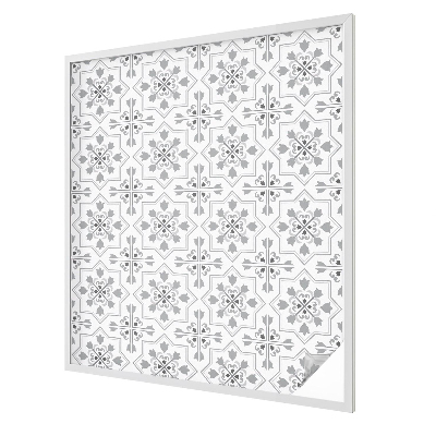 Ornamente simetrice Folie opacă geam cu model vitraliu