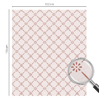 Modele florale Folie opacă geam cu model vitraliu