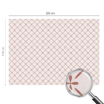 Modele florale Folie opacă geam cu model vitraliu