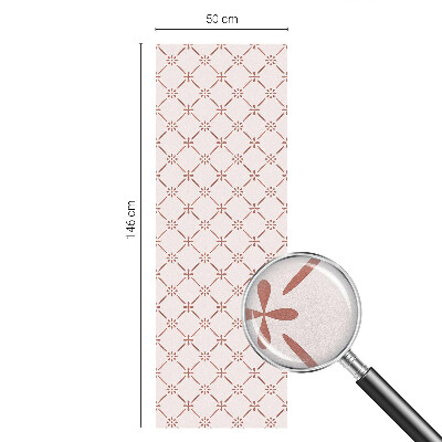 Modele florale Folie opacă geam cu model vitraliu