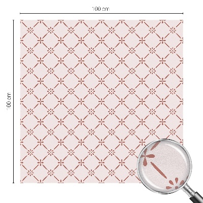 Modele florale Folie opacă geam cu model vitraliu