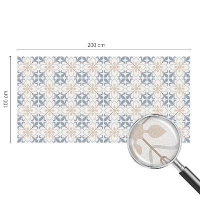 Frumusețe florală Folie geam intimitate model vitraliu