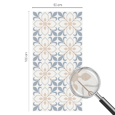 Frumusețe florală Folie geam intimitate model vitraliu