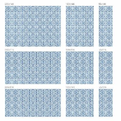 Ornament floral Folie decorativă geam vitraliu