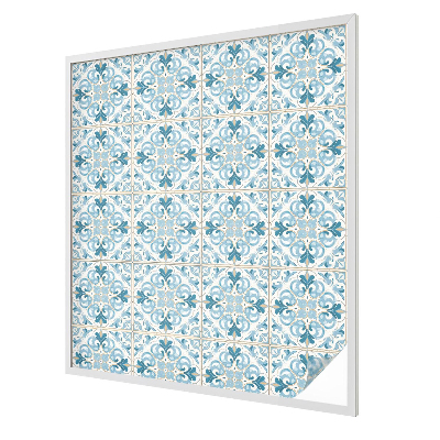 Plăci florale Folie geam intimitate model vitraliu