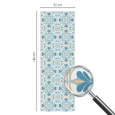 Plăci florale Folie geam intimitate model vitraliu