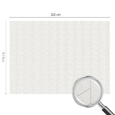 Împletitură geometrică Folie decorativă geam vitraliu