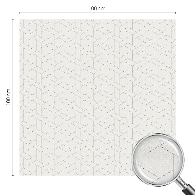 Împletitură geometrică Folie decorativă geam vitraliu