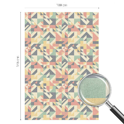 Energia geometriei Folie geam intimitate model vitraliu