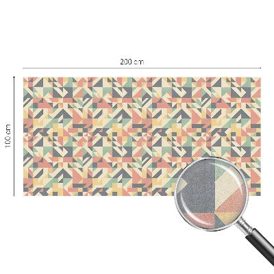 Energia geometriei Folie geam intimitate model vitraliu