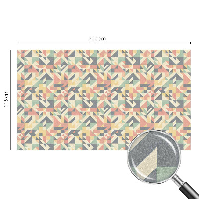 Energia geometriei Folie geam intimitate model vitraliu