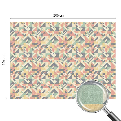 Energia geometriei Folie geam intimitate model vitraliu