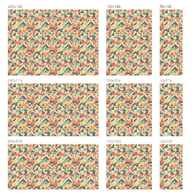 Energia geometriei Folie geam intimitate model vitraliu