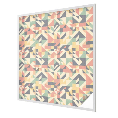 Energia geometriei Folie geam intimitate model vitraliu