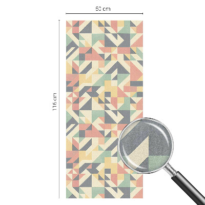 Energia geometriei Folie geam intimitate model vitraliu