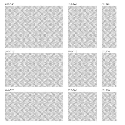 Motiv geometric Folie geam să nu se vadă din exterior