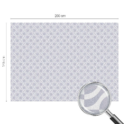 Simetrie violetă Folie decorativă geam vitraliu