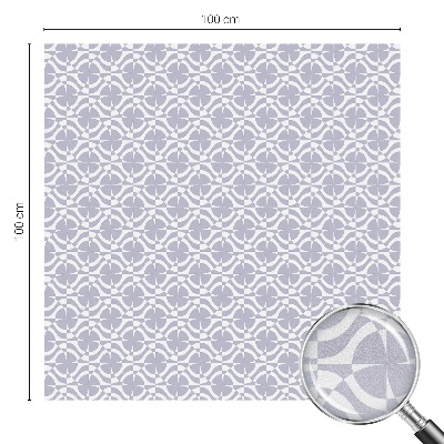 Simetrie violetă Folie decorativă geam vitraliu