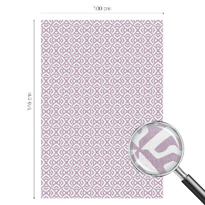 Forme violete Folie opacă geam cu model vitraliu