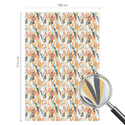 Energie botanică Folie opacă geam cu model vitraliu