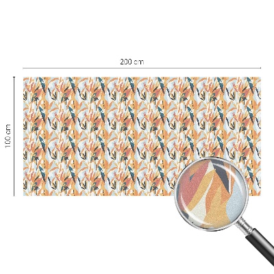 Energie botanică Folie opacă geam cu model vitraliu