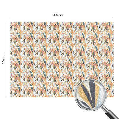 Energie botanică Folie opacă geam cu model vitraliu