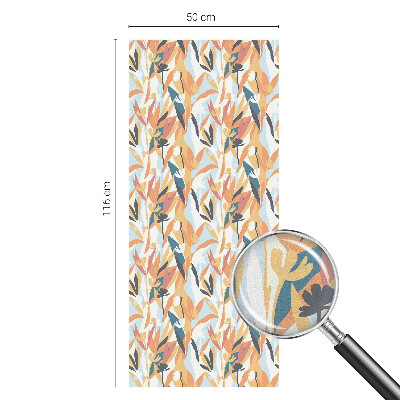 Energie botanică Folie opacă geam cu model vitraliu