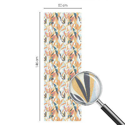 Energie botanică Folie opacă geam cu model vitraliu